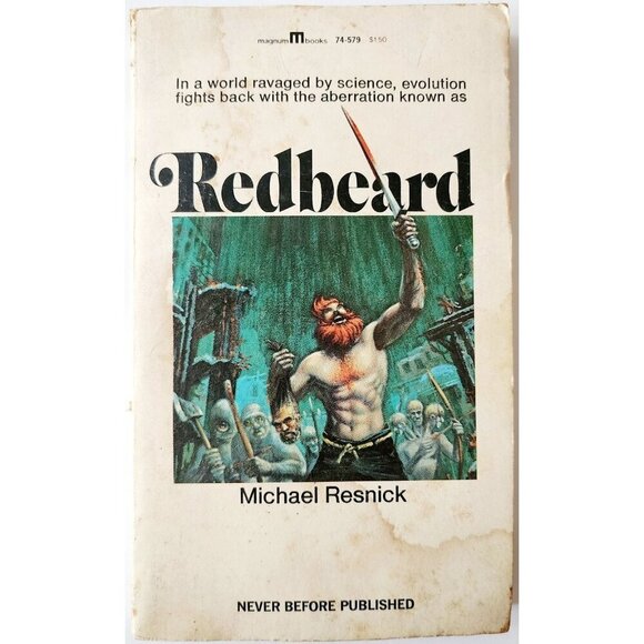 1969 Redbeard 1st Edition Sci-Fi Fantasy 1st Printing Vintage PB Resnick C95 - Picture 2 of 4